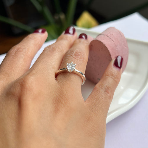 Anillo Compromiso Solitario