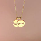 Collar Dije Valeria + Dije Niñ@