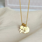 Collar Carla y Dije de Niña o Niño