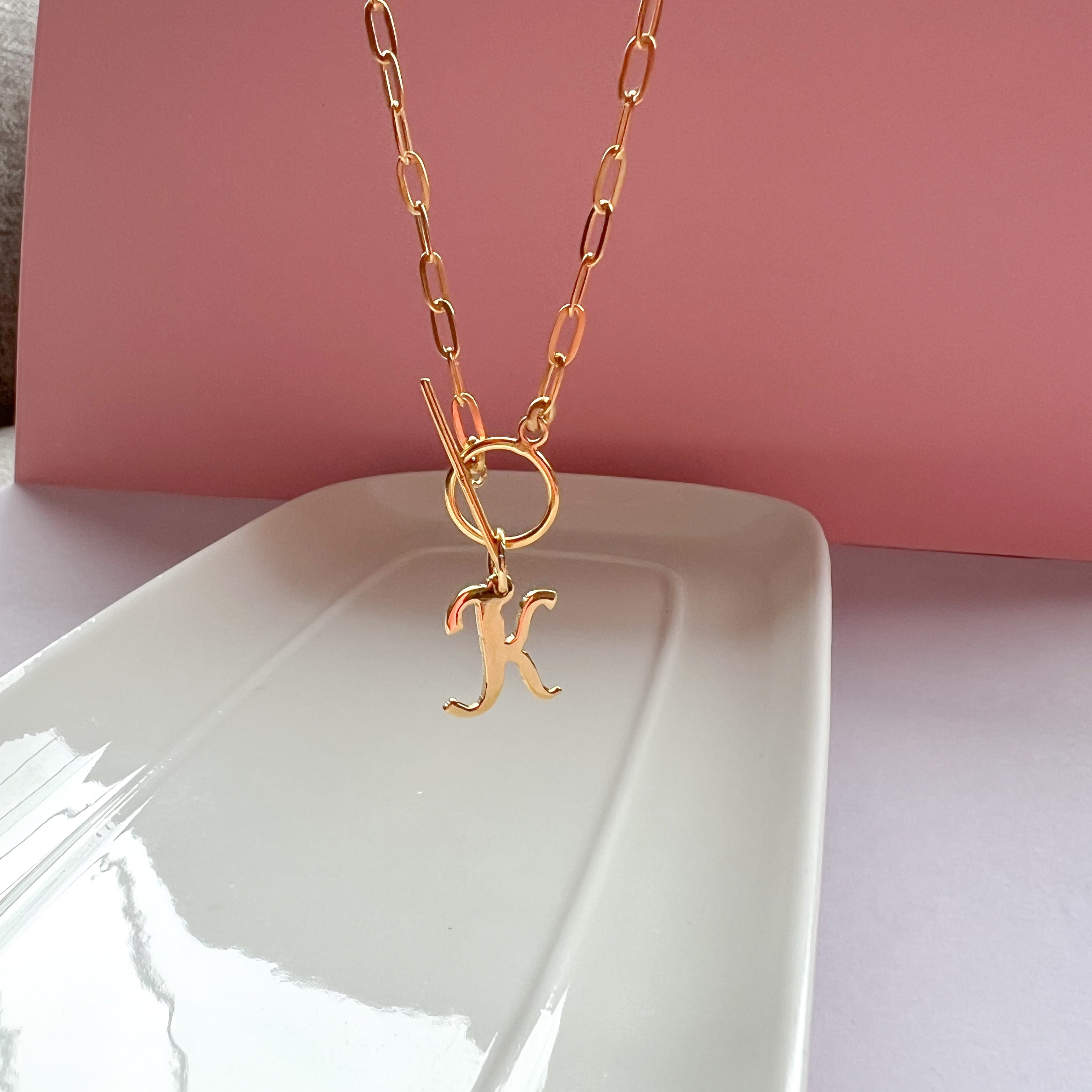 Collar Karol con cadena martillada