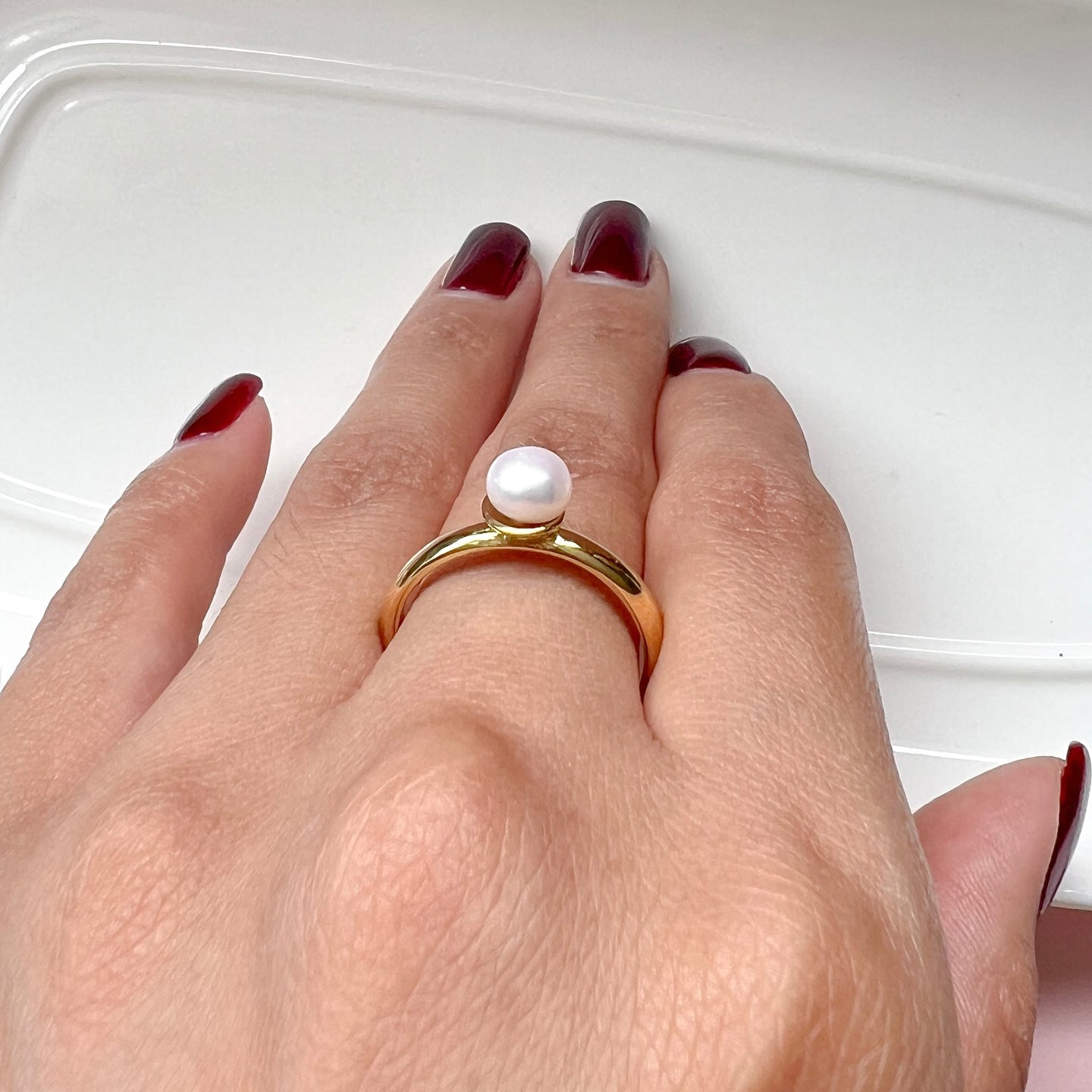 Anillo Perla